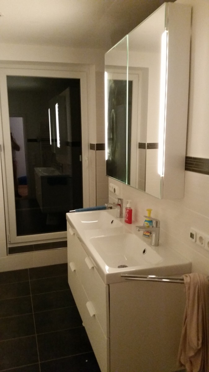 Ikea hack: spiegelschrank storjorm elektrifizieren baublog von ... Badezimmerschrank selber bauen